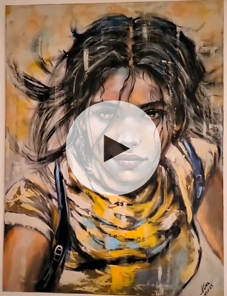 ArteDiAlina.com painting: Sun in the eyes